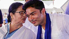 Abhishek Banerjee with Mamata
