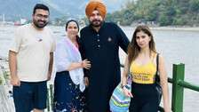 Sidhu with family