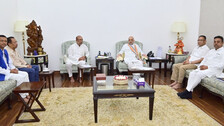 Manipur Chief Minister N Biren Singh and Union Home Minister Amit Shah met on Sunday