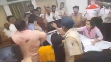 An officer of the Mumbai civic body was thrashed by members of Uddhav Thackeray's Sena