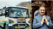 Bus & Himachal CM