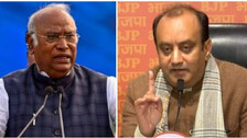 Mallikarjun Kharge and Sudhanshu Trivedi (File Photo)