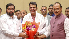 Eknath Shinde, Devendra Fadnavis and Ajit Pawar