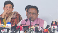 CM Mohan Majhi in Press Meet