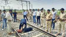 Gas Cylinder On Track