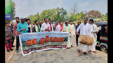 People Protesting Their Displacement