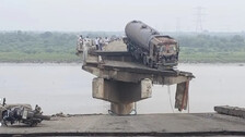 Bridge collapsed Bridge collapsed