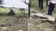 Crashed Fighter Jet Crashed Fighter Jet