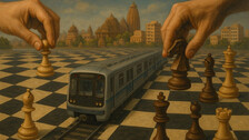 Metro On Chess Board!