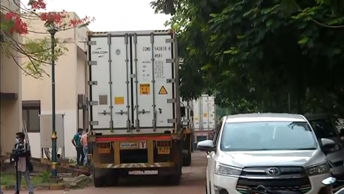 container reached at AIIMS
