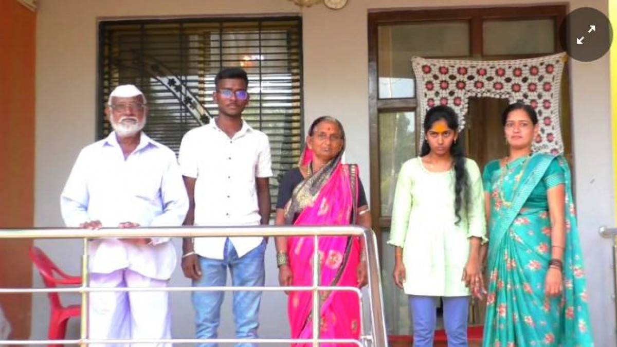 Prakash runs the farm along with his family members.