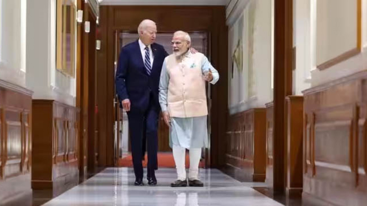 Modi and Joe Biden
