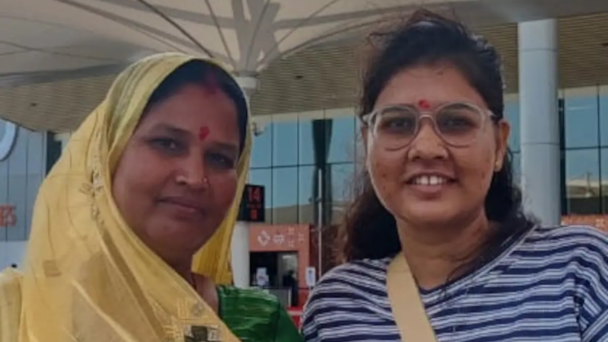 Payal with her mother Payal with her mother