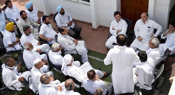 rahul and farmers