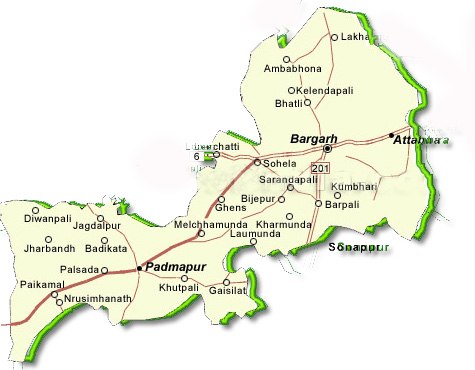 Bargarh-Map