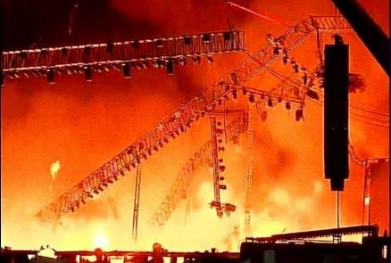 fire at make in india- stage