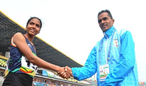 Indian long-distance runner Kavita Raut