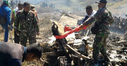 Indonesian-military-plane