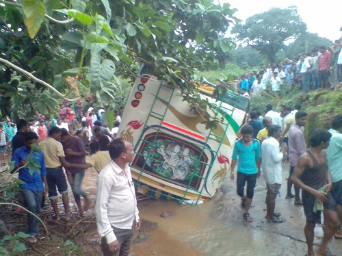 bus accident in kalahandi
