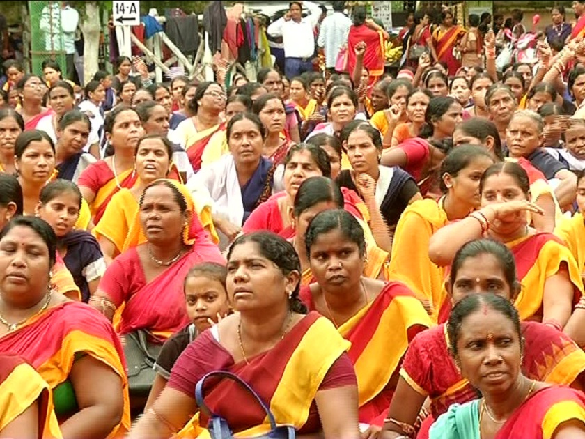 Anganwadi workers protest capital