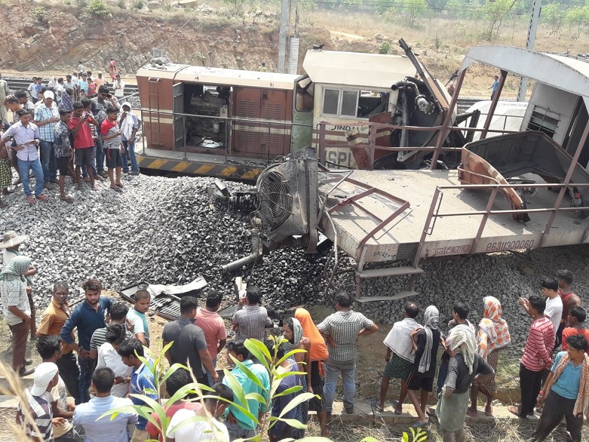 train accident in jspl angul