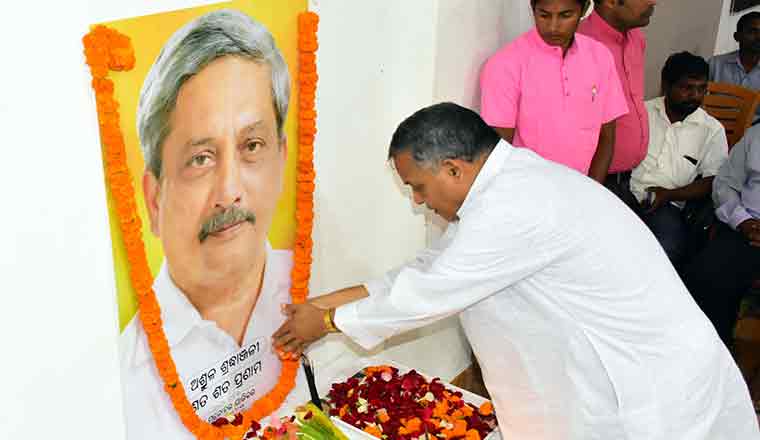 condolence-of-manohar-parrikar-in-bbsr-bjp-office