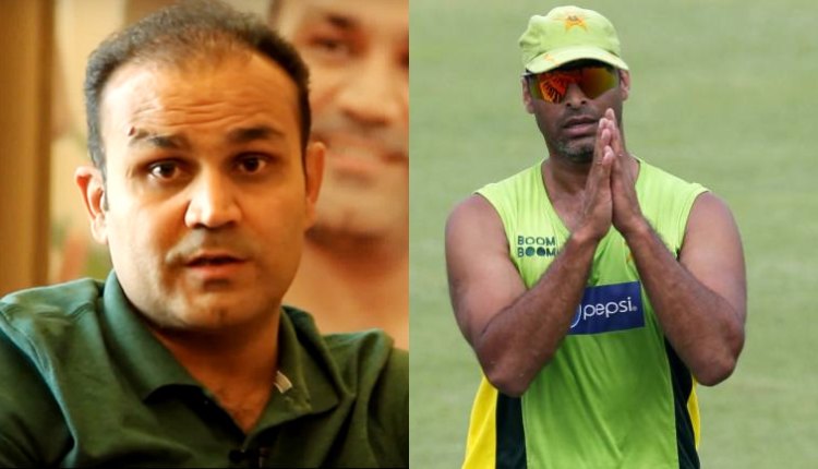 sehwag akhtar face to face