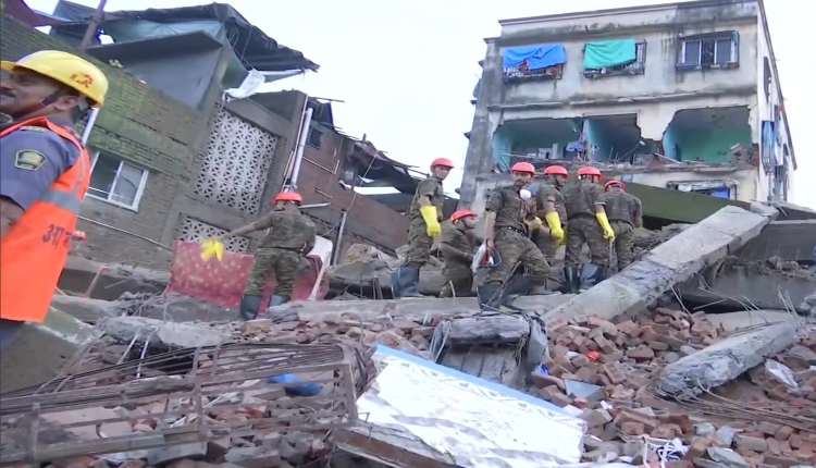 maharastra building collapsed