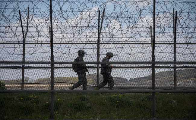 North and South Korea BORDER