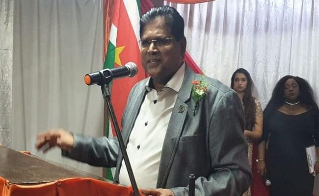 Indian origin Suriname President Chandrikapersad Santokhi