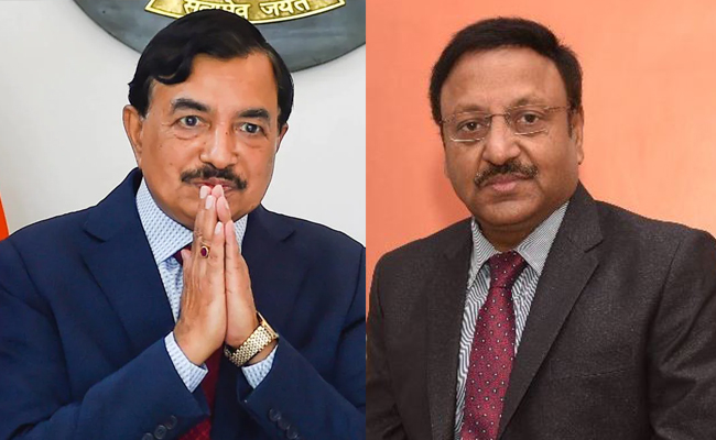 Election commissioner sushil chandra and Rajiv kumar