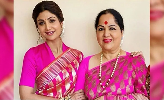 Shilpa and his mother
