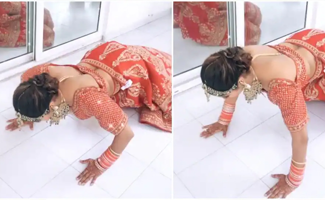 bride-doing-push-ups
