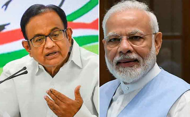 p-chidambaram and Modi