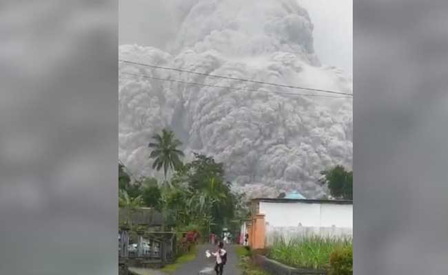 Volcano Erupts