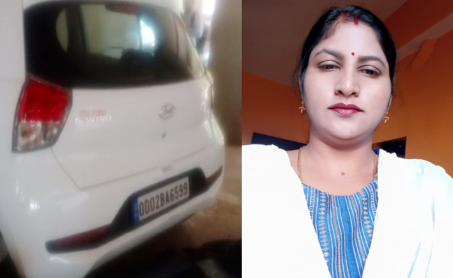 Sarmistha Rout and Car