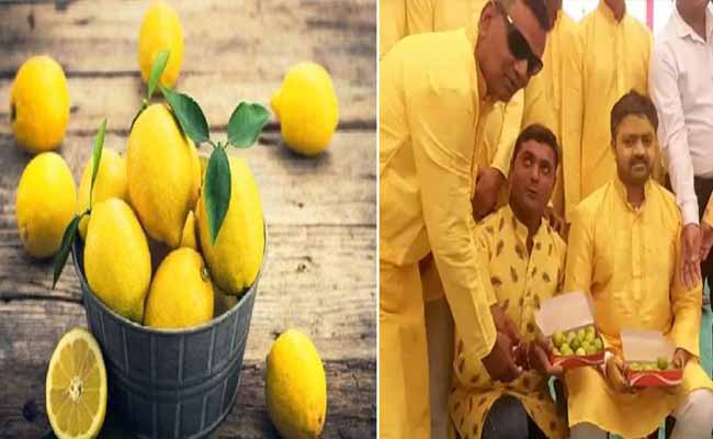 lemon-gift to groom