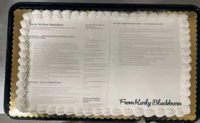 resume-on-cake