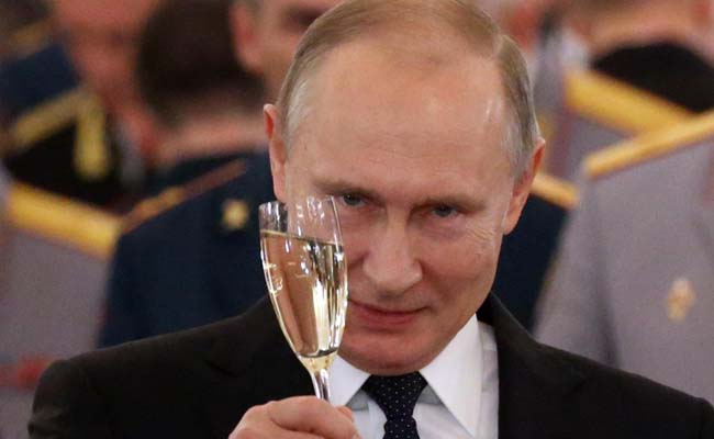 putin and vodka