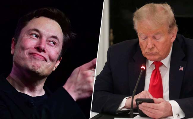 Elon mush and trump